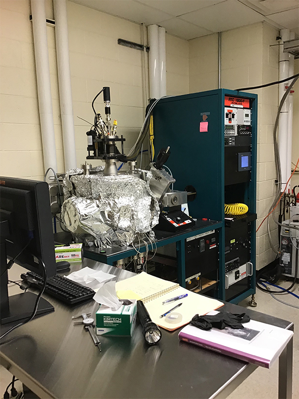 Six-gun AJA magnetron sputtering