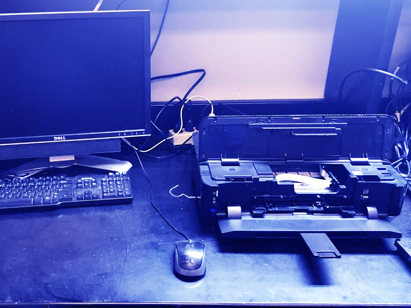 Chemical Inkjet printing System