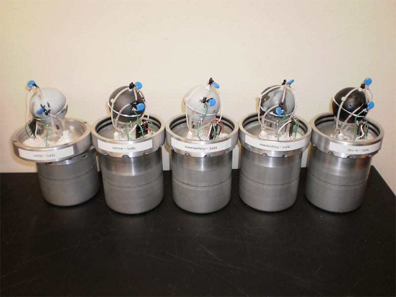 Example of STEPC prototypes fabricated using various tissue equivalent plastics.