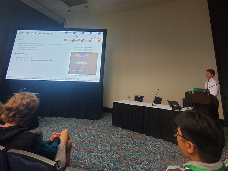 Dr. Bilitewski presenting at meeting