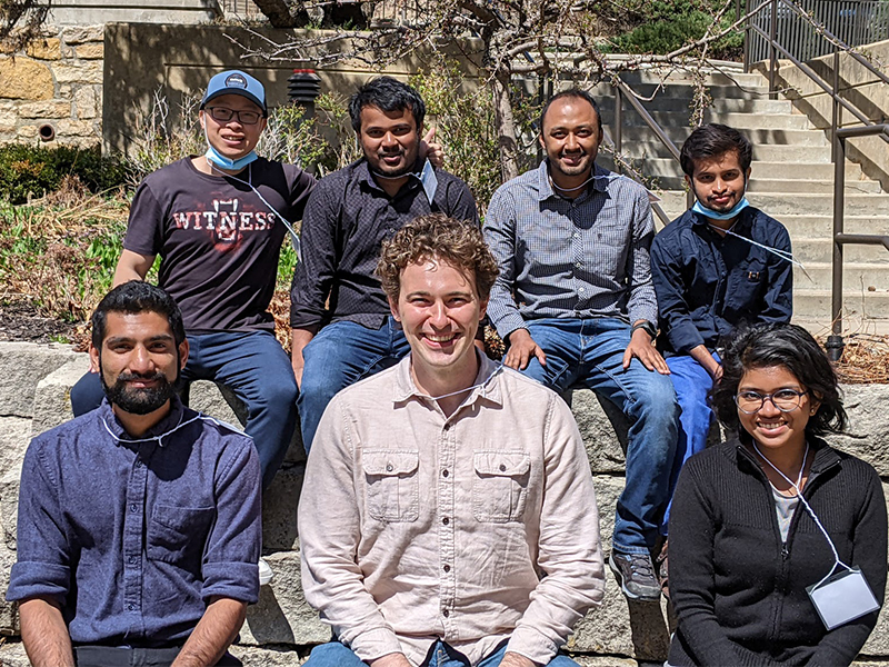 Our group at the 2022 Particle Physics on the Plains meeting.