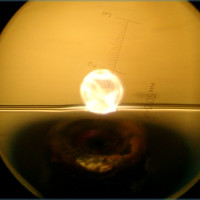 Creation of thermal conduction isolated sphere