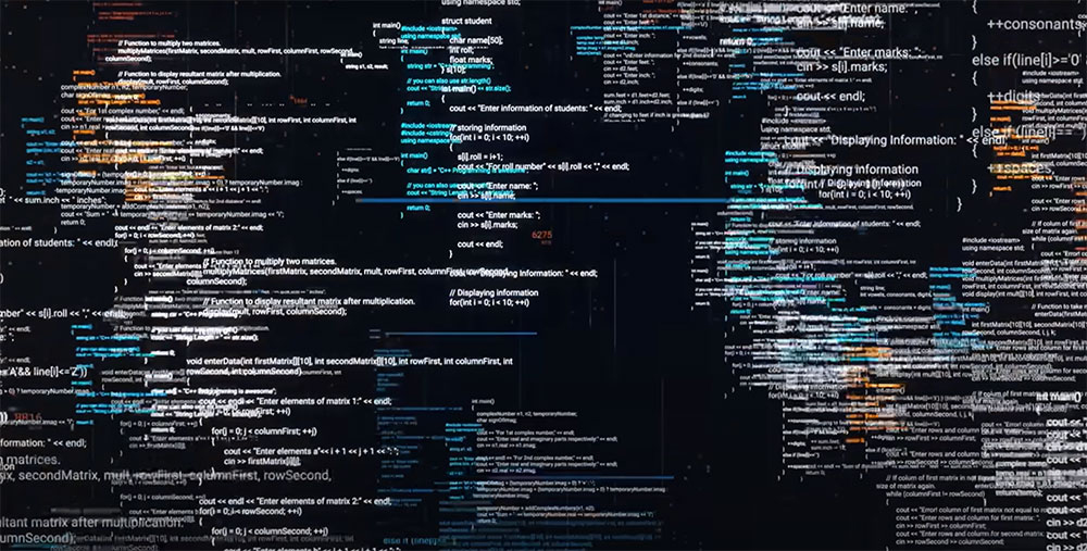 computer screen filled with html code