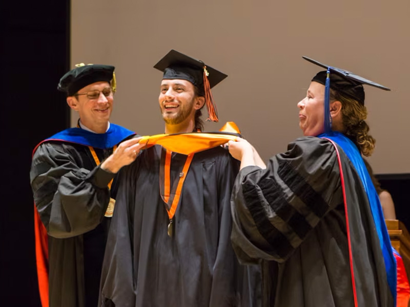 The graduation ceremony