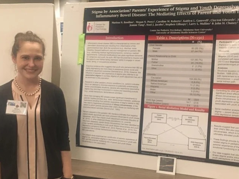 Marissa and her poster