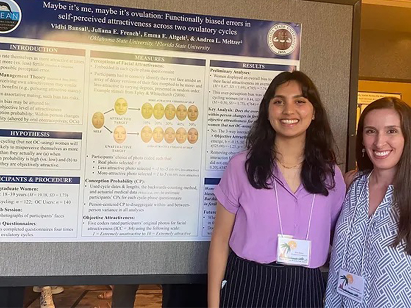 Vidhi's poster presentation