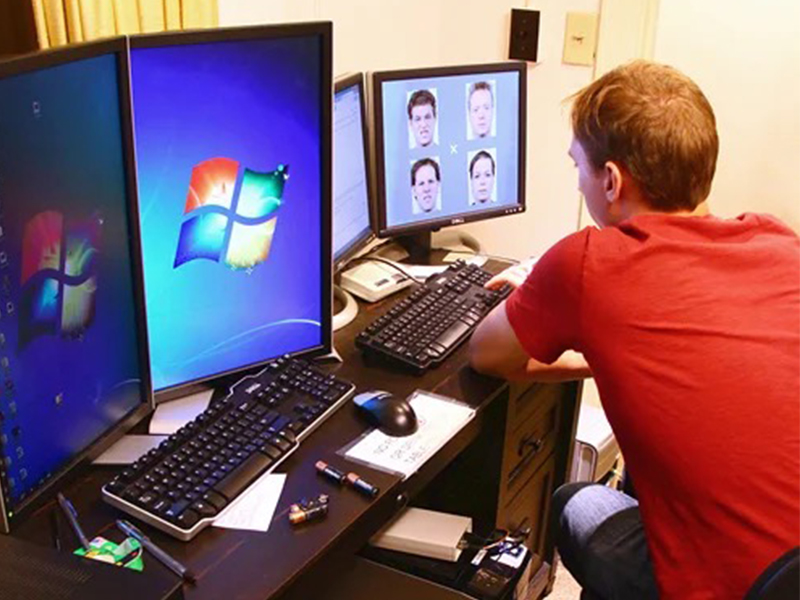 LEAP student working in our Office