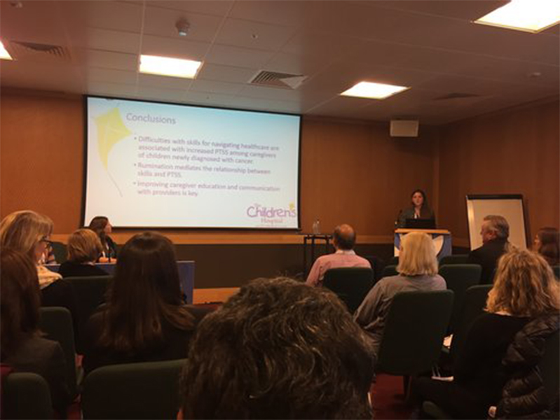 Presentation at the International Society of Paediatric Oncology Conference