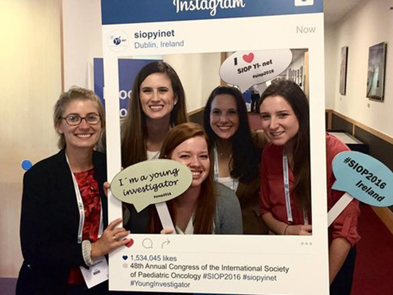 Instagramming at the International Society of Paediatric Oncology Conference