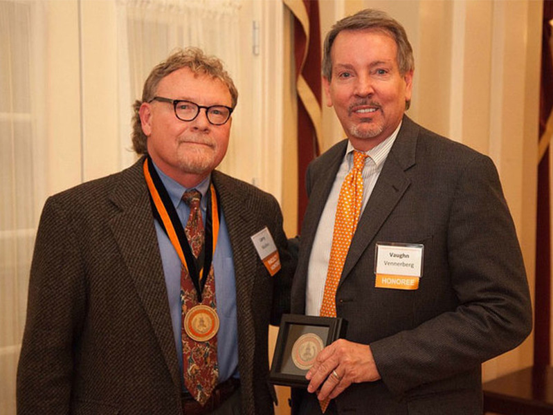 Dr. Mullins and Vaughn Vennerberg