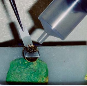 Another example of conditioning arrangement using filter paper. Another example of conditioning arrangement using filter paper.