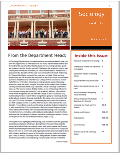 blurred cover of the 2016 newsletter blurred cover of the 2016 newsletter