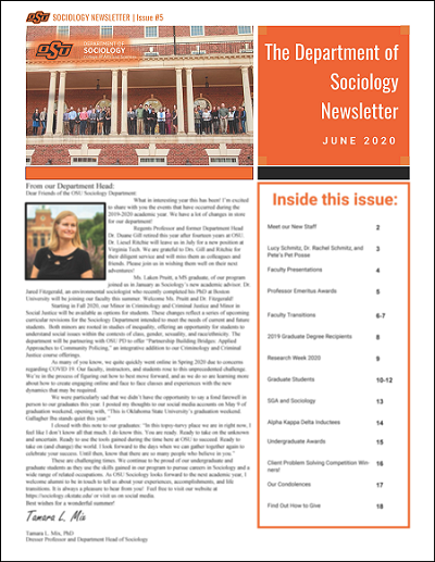 blurred cover of the 2020 newsletter blurred cover of the 2020 newsletter