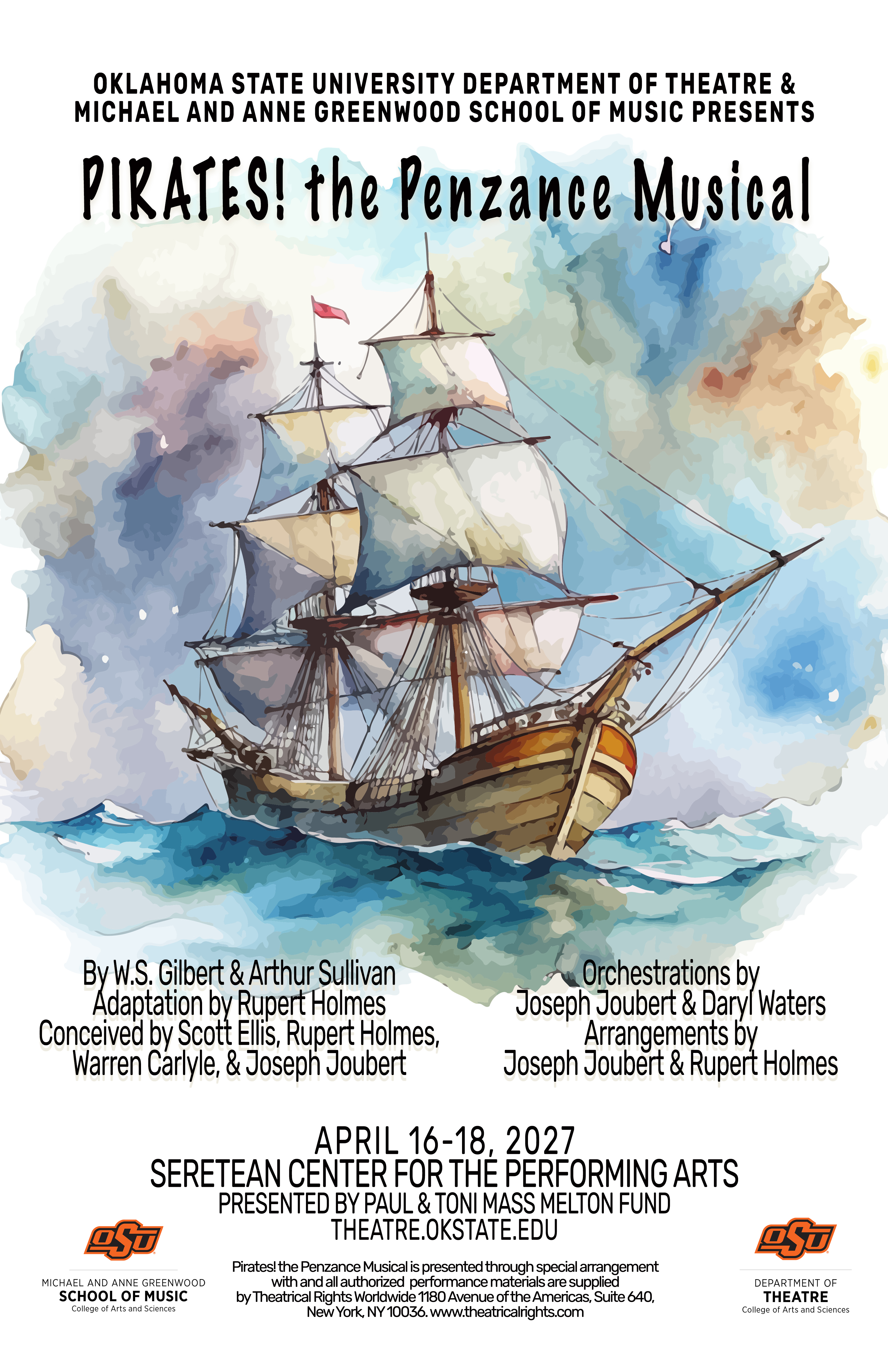 Pirates! the Penzance Musical Poster